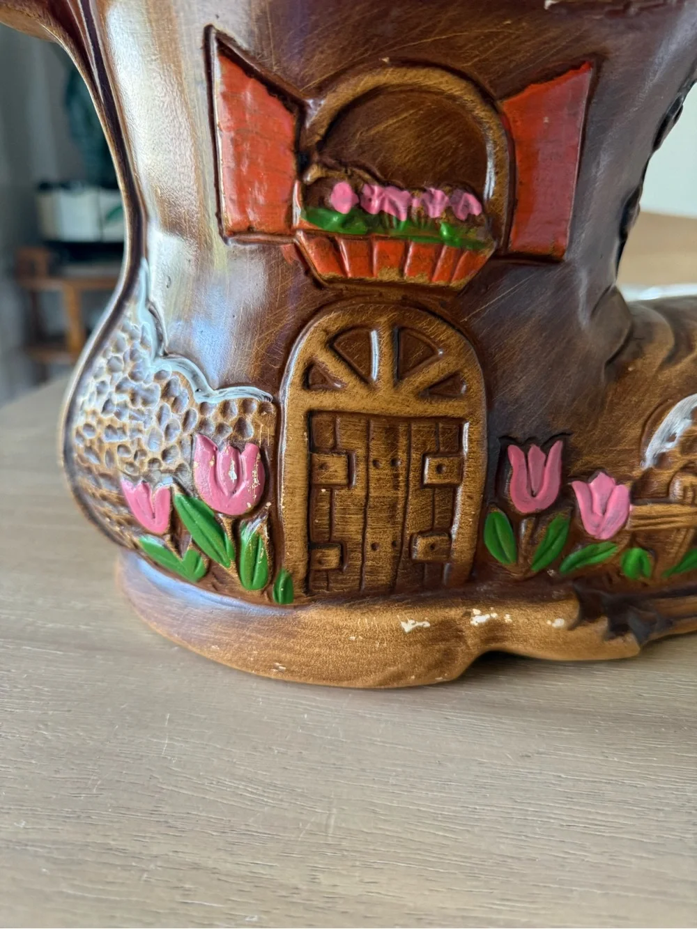 VINTAGE Cookie Jar Doranne of California Shoe Made in USA 1970's Nostalgia!